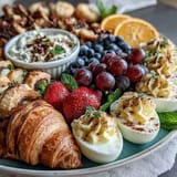 Easter Brunch Board Deviled Eggs