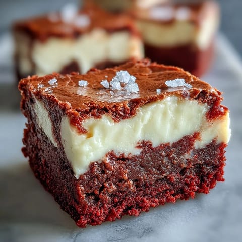 Red Velvet Cheesecake Brownies