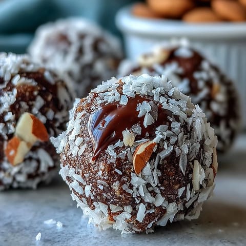 Decadent homemade Chocolate Truffles, hand-rolled and coated in cocoa powder, melting smoothly on the tongue.