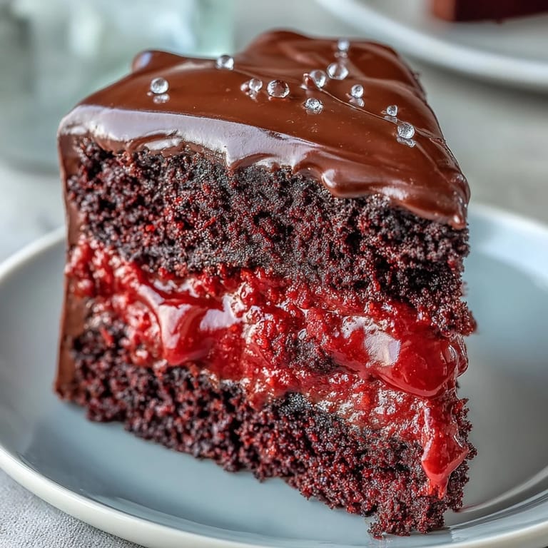 Close-up of a Red Betty Boop Heart Cake topped with a crisp dark chocolate silhouette and sweet cream cheese frosting swirls.