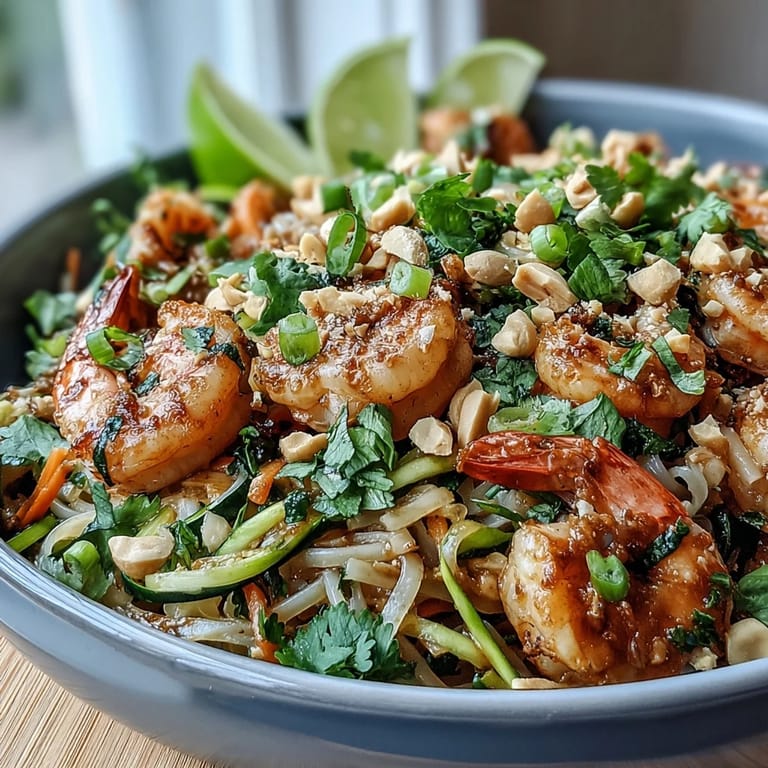 Steaming Asian Noodle Bowl with zucchini, carrots, and fragrant cilantro, perfect for quick weeknight meals.