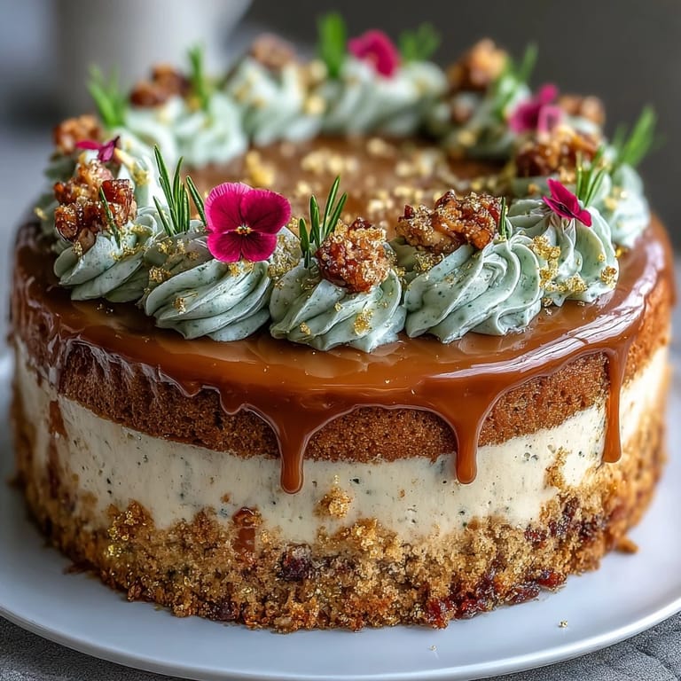 Grounded Taurus Cake: Earth-toned butterscotch indulgence, perfect for celebrations.