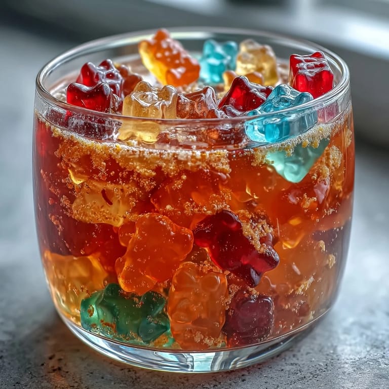 Sweet and tart Gummy Bear Lemonade Jelly Cups ready to impress at any summer party.